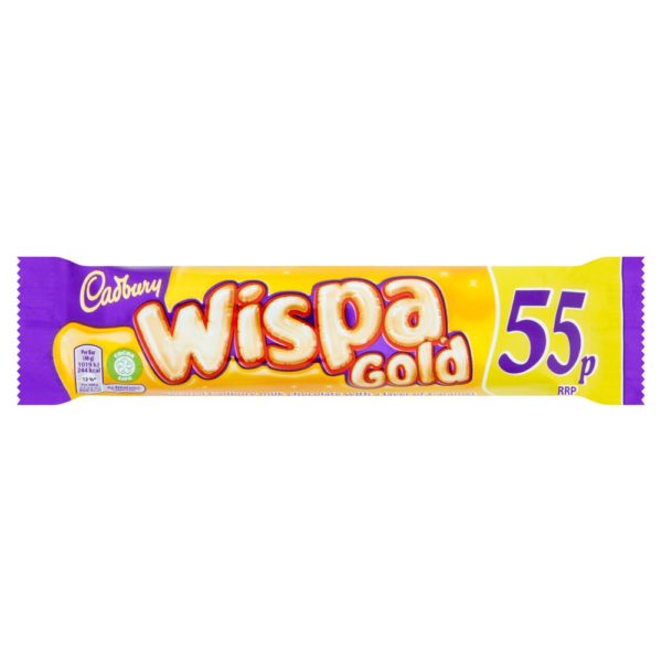 Cadbury Wispa Gold Chocolate Bar (48g x 48)